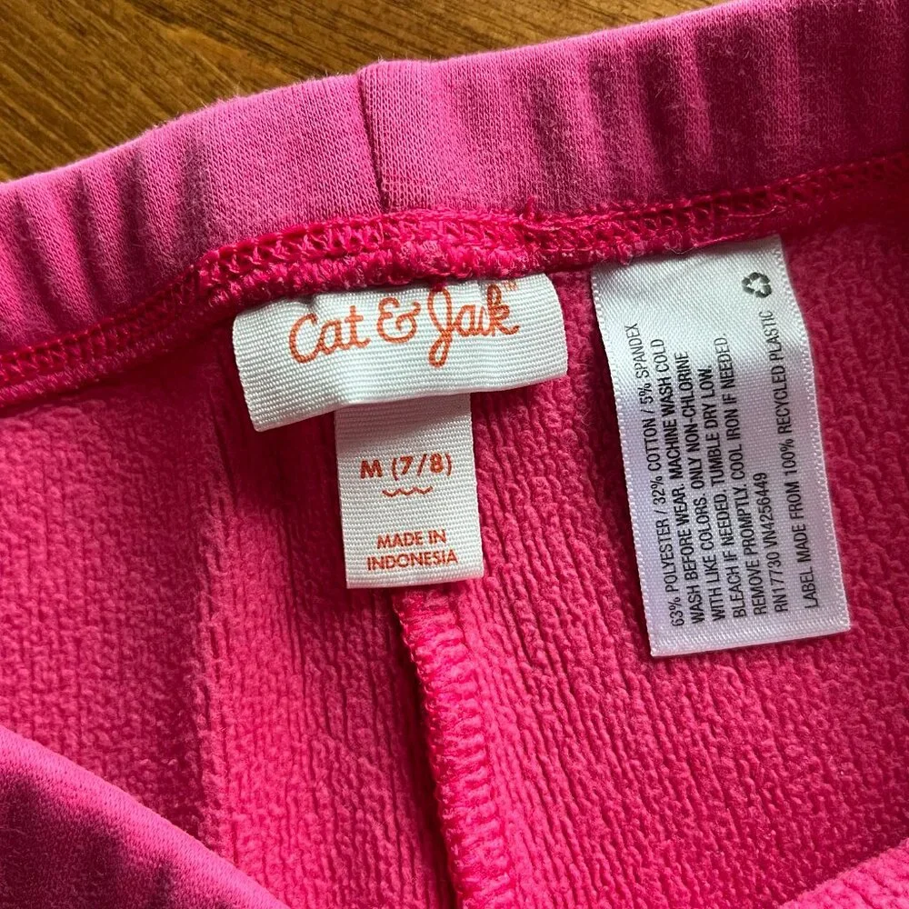 Cat & Jack tee and leggings M 7/8